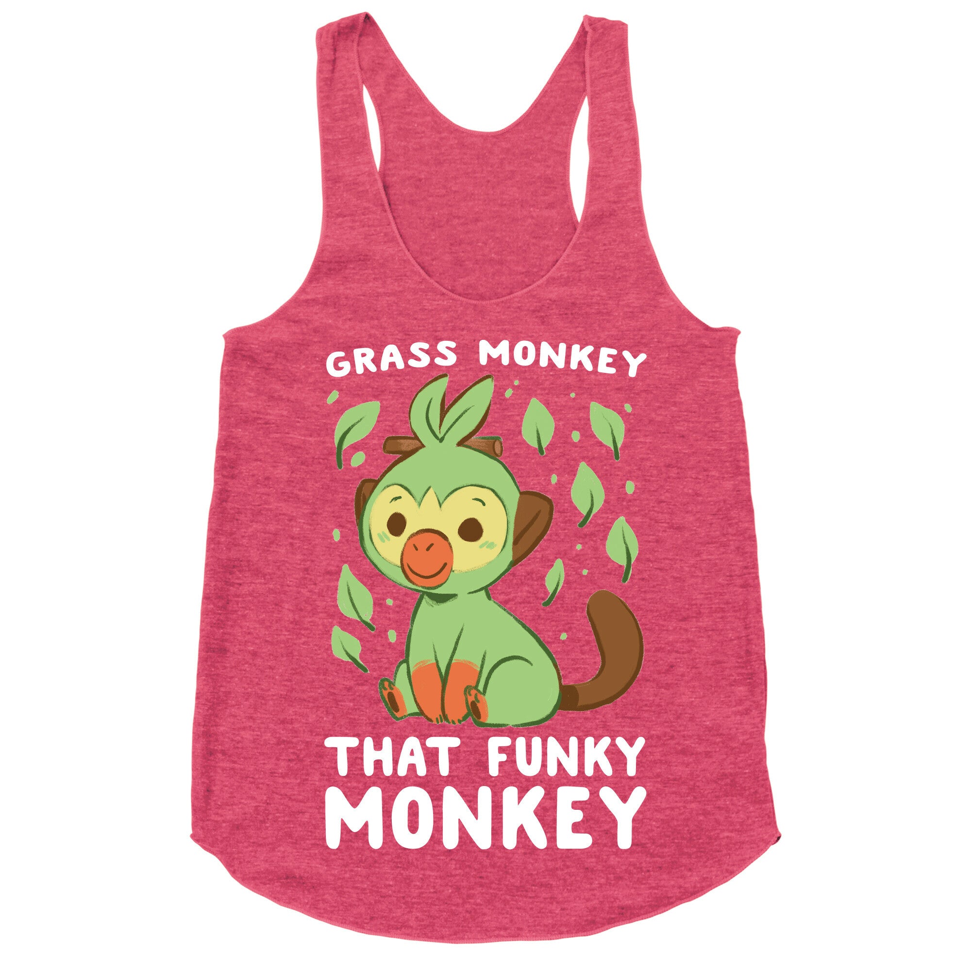 Grass Monkey, That Funky Monkey - Grookey Racerback Tank